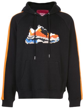 Mostly Heard Rarely Seen Felpa con cappuccio Vibrant Wave - Nero