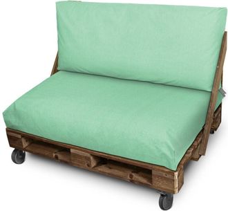 Happers Happers - Cojines Para Palets De Exterior Menta Descatalogados Naylim Mate Respaldo 120x45x25 (1 Unidad) Menta