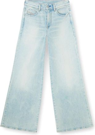 Diesel 1978 D-Akemi - Dames - Loose Fit Jeans - Blauw - W28 - Katoen - Jeans