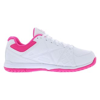 Fila Double Bounce 3 5PM00606-154 Womens White Pink Pickleball Shoes RHS8406