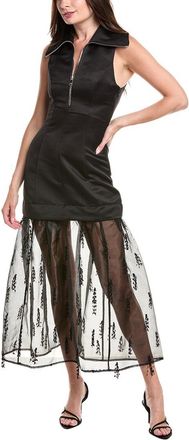 Ganni Organza Maxi Dress
