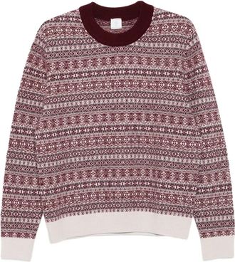 Eleventy Trui met ronde hals - Rood