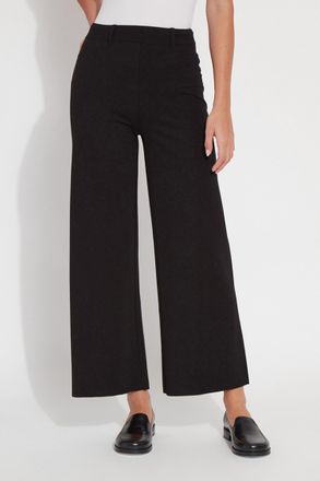Lyss&eacute; Erin Wide Leg Ponte Pants In Black