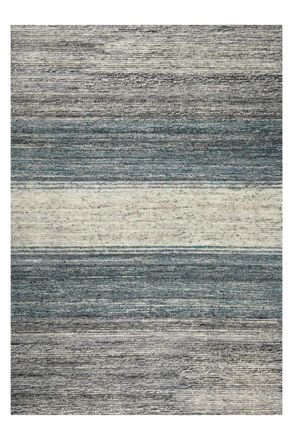 Wecon Home Alfombra tejida a mano con rayas 200x300