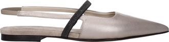 Brunello Cucinelli Brunello Cucinelli Ballerine Donna Pelle Grigio/Perla