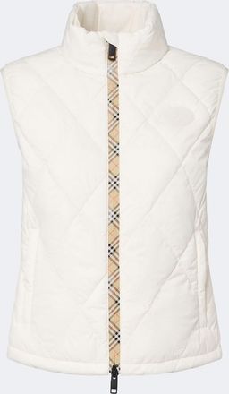 Burberry Burberry Check quilted vest