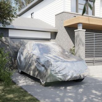 vidaXL Vidaxl - Funda De Coche Para Suv Con Correas Hebilla Plateado Xl Plateado