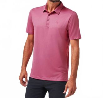 Travis Mathew Featherweight Performance Polo In Rose Wine