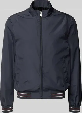 Geox Blouson mit Stehkragen und Rei&szlig;verschluss in Marine, Gr&ouml;&szlig;e XXXL