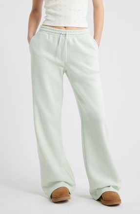 BP. Baggy Wide Leg Sweatpants in Green Cloud at Nordstrom, Size Xx-Small
