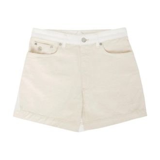 Stella McCartney Dames, Korte broeken, Beige, Maat: W26 Denim