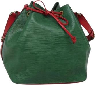 Louis Vuitton Pre-owned Bucket Bags, female, Green, Size: ONE SIZE Pre-owned Leather louis-vuitton-bags