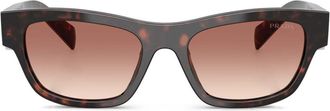 Prada tortoiseshell-effect sunglasses - women - Acetate - 52 - Brown