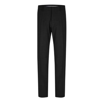 HUGO BOSS H-Genius Effen Rechstreeks Chinos (Donkergrijs)
