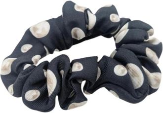 Chanel Pre-owned Accessories, female, Black, Size: ONE SIZE Pre-owned Vintage Scrunchie