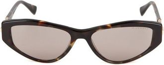 Ana Hickmann Womens Sunglasses Tortoise-Gold Acetate