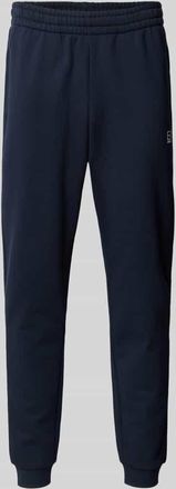 Emporio Armani Sweatpants mit elastischem Bund in Dunkelblau, Größe XL