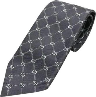 Gucci Pre-owned Cravat - Heren - Vintage Accessoires - Grijs - ONE Size - Vintage