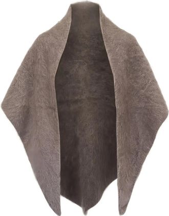 Lisa Yang Sciarpa in cashmere spazzolato - Marrone