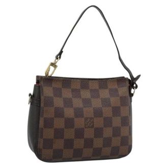 Louis Vuitton Pre-owned Damier Ebene Pouch - unisex - Louis Vuitton Vintage - Vintage Shoulder Bags - Brown - ONE SIZE - Pre-owned