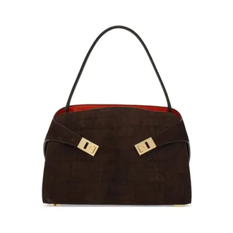 Ferragamo Soft Hug Bag - female - Ferragamo - Shoulder Bags - Brown - ONE SIZE - Bags
