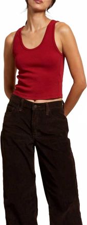 perfectwhitetee Blondie Tank Top In Maple