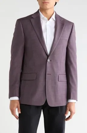 Calvin Klein Two-Button Sport Coat in Purple at Nordstrom Rack, Size 48 Regular