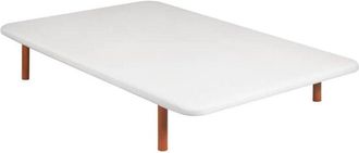 Colchones Aznar Base Tapizada Malla 3d Reforzada Con 5 Barras Transversales Blanco - 140x190 Cm