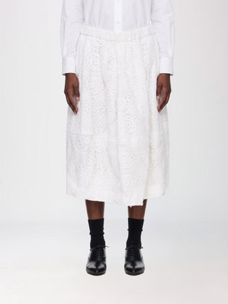 Comme Des Gar&ccedil;ons Gonna midi ricamata