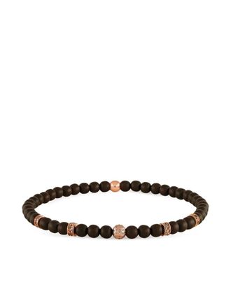 Anil Arjandas 18kt ros&eacute;gouden armband met diamant en kralen - Roze