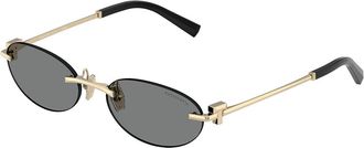 Tiffany & Co. TF3119D Asian Fit 602187 Mens Sunglasses Gold Size 56