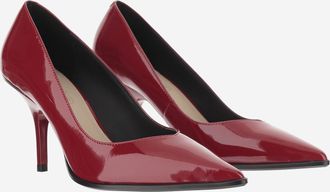 Pinko Womens Pumps Red Leather Upper: Cowhide