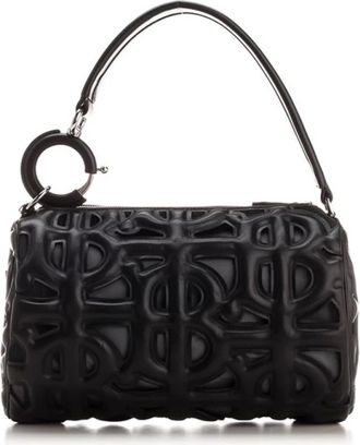 Burberry Handbags, female, Black, ONE SIZE, Rhombi Quilted Leather Bag