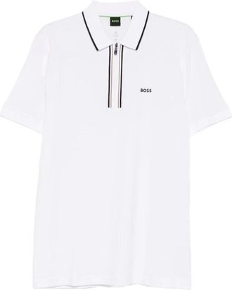 HUGO BOSS Sweater Boss - Heren - Polos - Wit - S - Tops