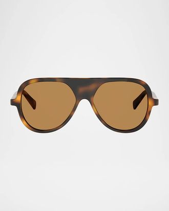 Celine Men & apos;s 55MM Pilot Sunglasses