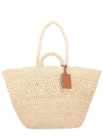 Maneb&igrave; Fiji Woven Raffia Large Tote Bag