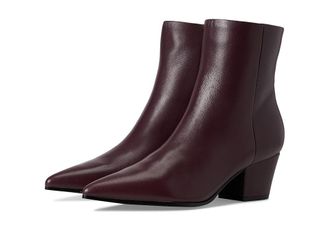 Nine West Savie Womens Boots Dark Red Leather : 6.5 M