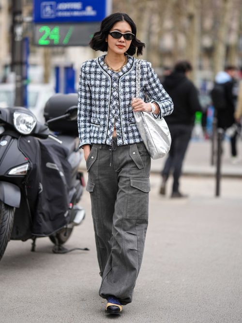 outfit pantaloni cargo donna