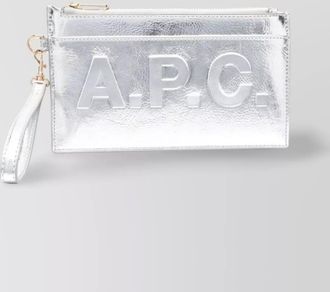 A.P.C. shimmering metallic clasp with detachable strap