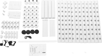 OEM Kit De Cultivo Hidrop&oacute;nico, Estructura De 3 Niveles, 108 Puntos De Plantaci&oacute;n, Blanco