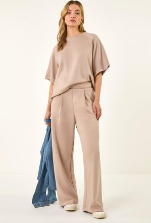 DUSK Soft Wide Leg Stretch Trouser