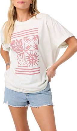 O'Neill OG Elements Oversize Cotton Graphic T-Shirt in White at Nordstrom, Size X-Large