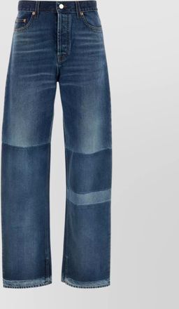 Gucci denim trousers patchwork belt loops