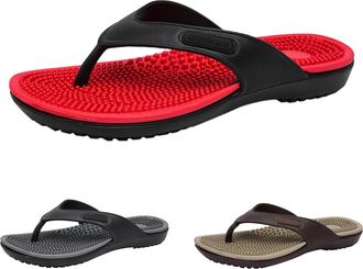 Generic Massage Flip Flops Mens Mens Orthopedic Flip Flops Arch Support Walking Slippers Foot Relaxed Sliders For Plantar Fasciitis Comfortable Reflexology Sl