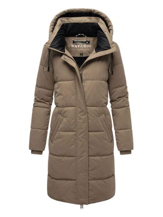 Navahoo Wintertanz dames lange gewatteerde winterjas met capuchon