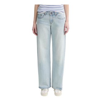 Levi's Dames, Jeans, Blauw, Maat: W25 L32 Katoen