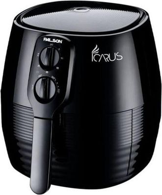 Palson Freidora De Aire Sin Aceite Icarus 30644 Color Negro 5litros 1400w