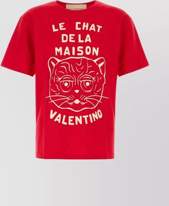 Valentino Garavani graphic print crew neck t-shirt