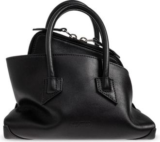 The Attico La Passeggiata Mini Handtas - Dames - Handtassen - Zwart - ONE Size - Leer - Tassen