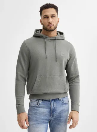 BOSS Mens Wetalk logo emblem hoodie